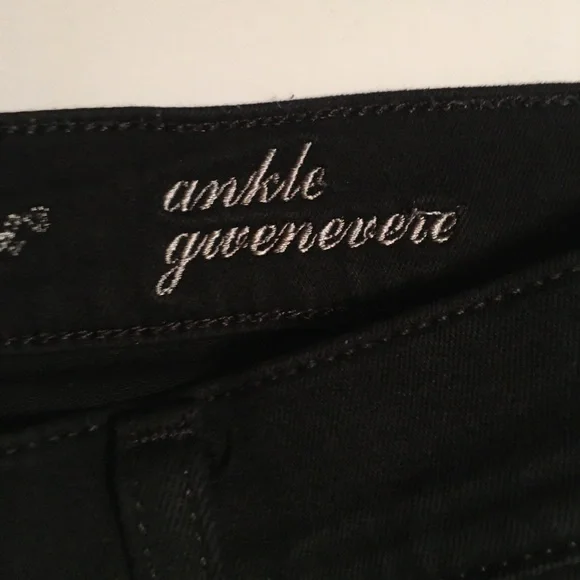 7 For All Mankind Distressed Ankle Jeans With Stretch - Picture 15 of 16